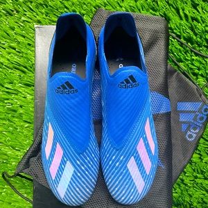 Adidas X 19+ FIRMGROUND soccer cleats.